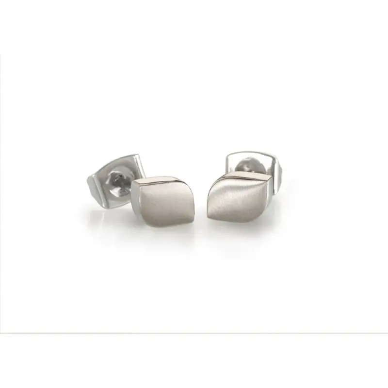Boccia Titanium Oorknoppen 05008-01 Zilverkleurig