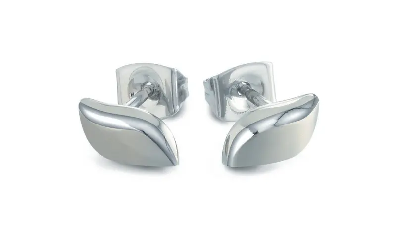 Boccia Titanium Oorknoppen 05046-02 Zilverkleurig 8.5 mm