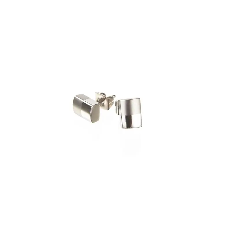 Boccia Titanium Oorknoppen 0509-02 Zilverkleurig 6 mm