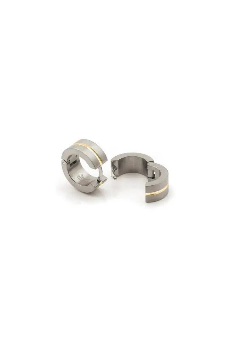 Boccia Titanium Oorringen Bicolor 0503-03