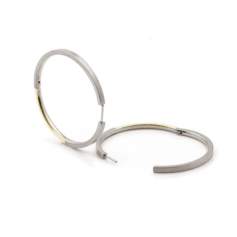 Boccia Titanium Oorringen Bicolor 0508-02