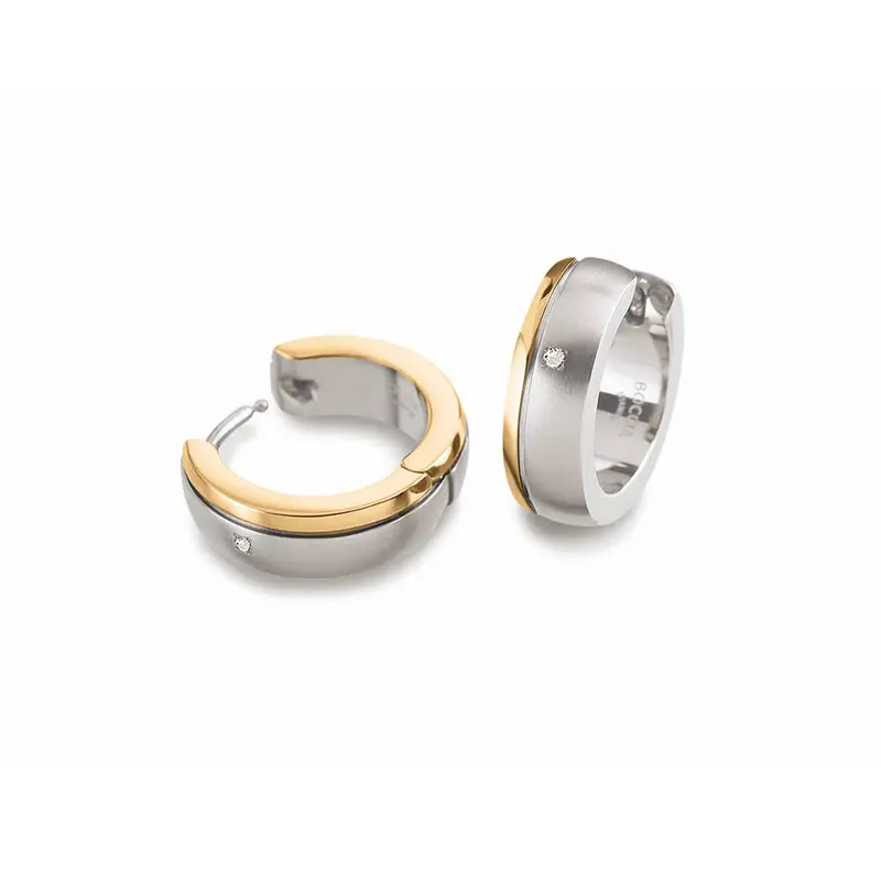 Boccia Titanium Oorringen Bicolor 0539-20