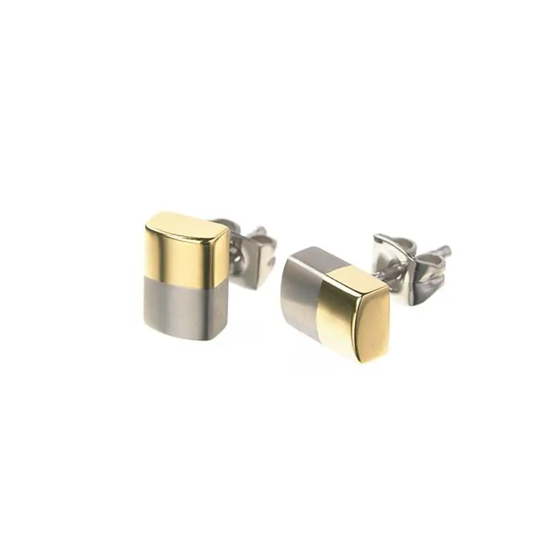 Boccia Titanium Oorstekers Bicolor 0509-03