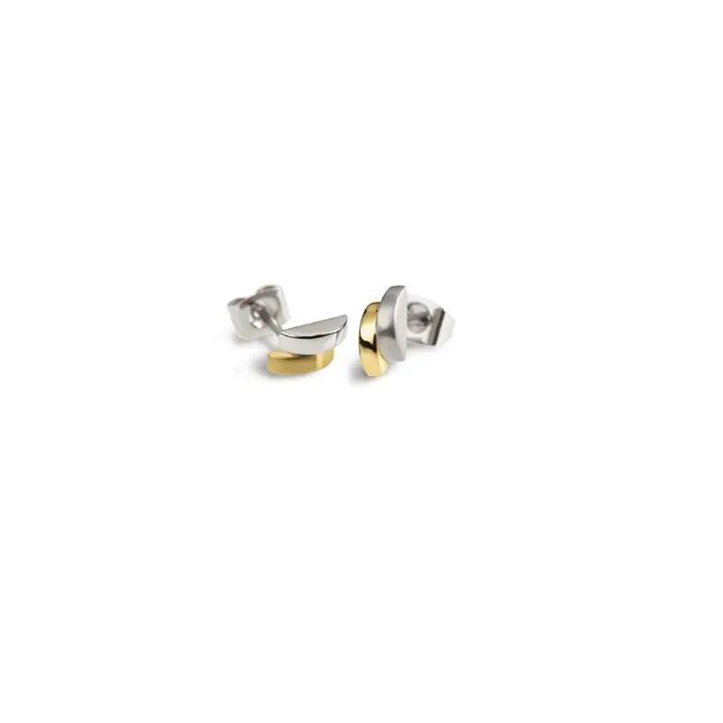 Boccia Titanium Oorstekers Bicolor 0552-03