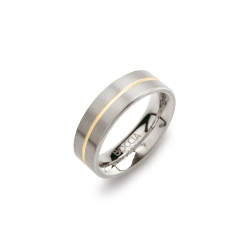 Boccia Titanium Ring Bicolor 0101-03