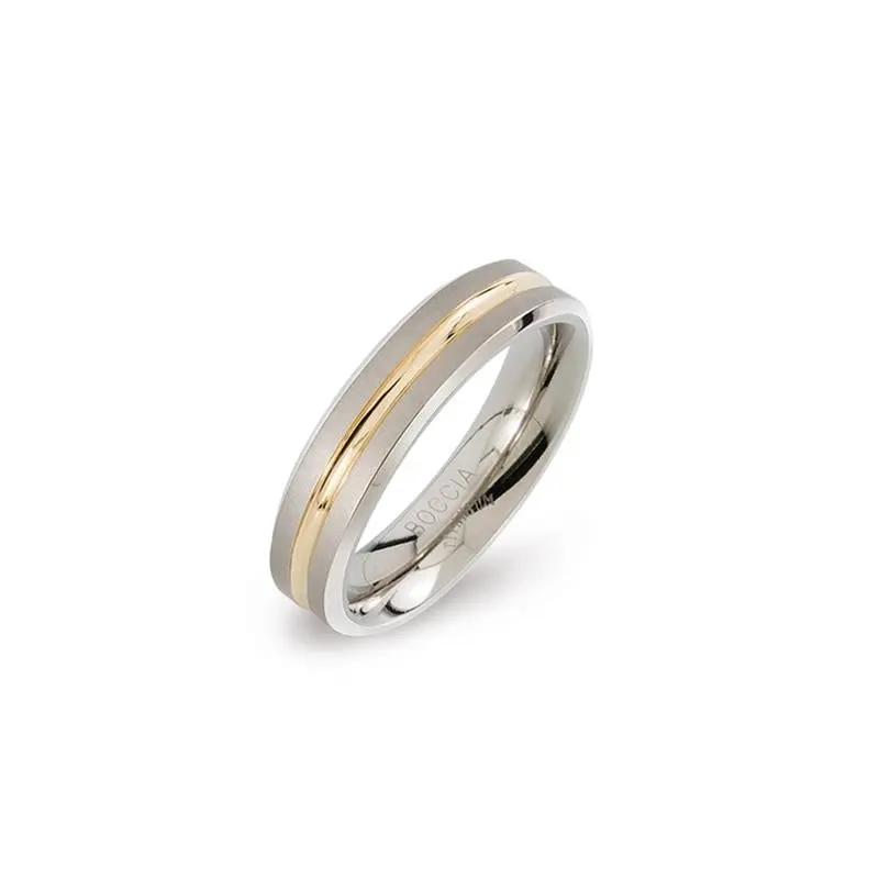 Boccia Titanium Ring Bicolor 0144-02