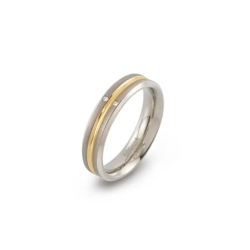 Boccia Titanium Ring Bicolor dia 1/0.01 - 0144-01