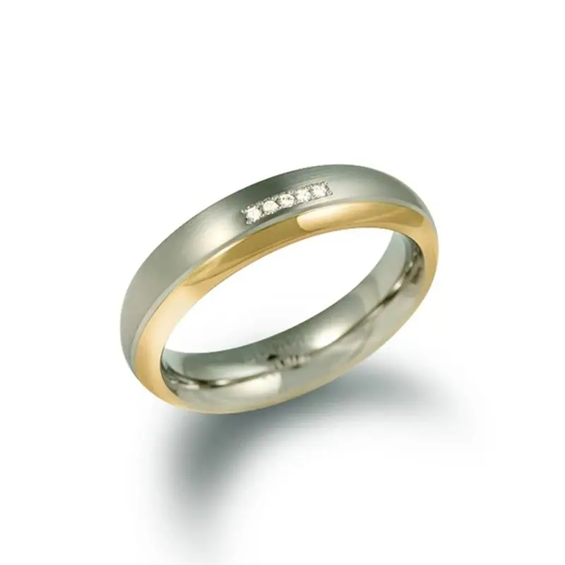Boccia Titanium Ring Bicolor dia 5/0.025 - 0130-10