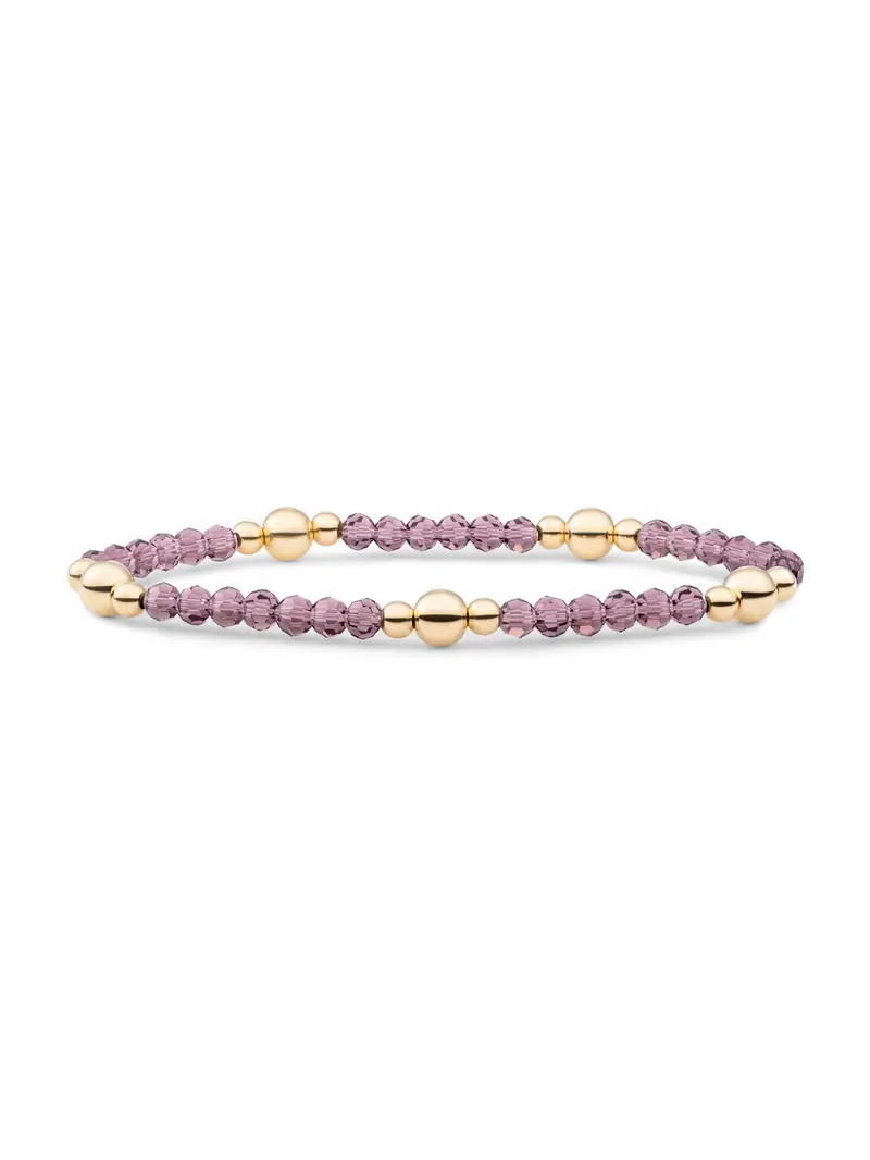 Bold Mix Armband Aubergine Quartz