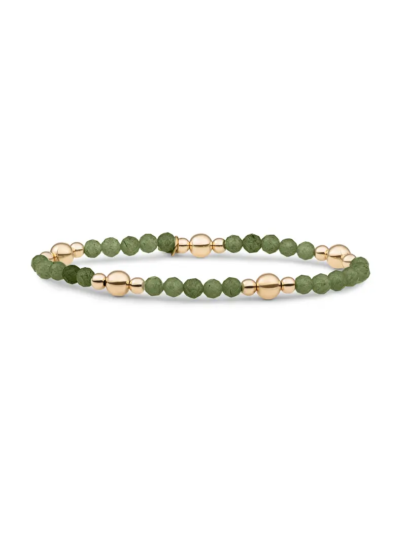 Bold Mix Armband Lime Jade