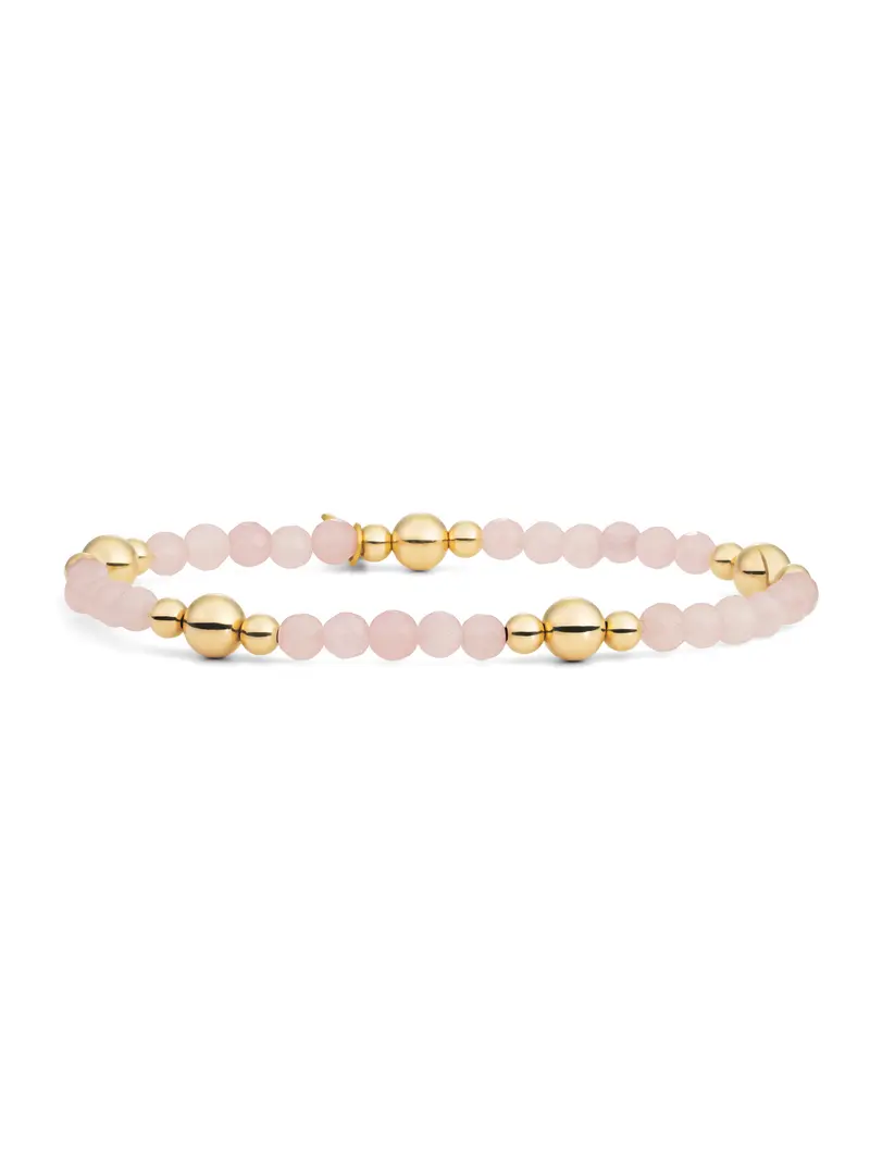 Bold Mix Armband Rose Quartz
