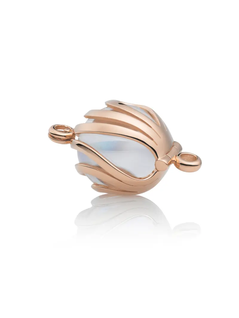 Bracelet Pendant - Aurora Rose Gold - Polished 14mm