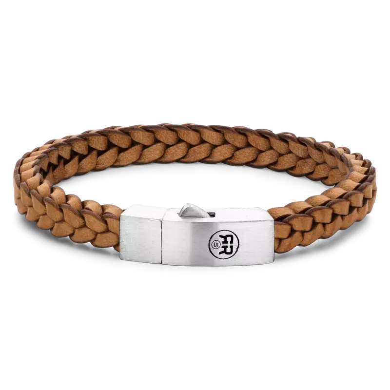 Braided Square 925 Cognac