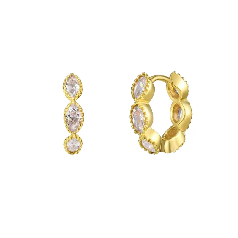 Brisa hoops wit