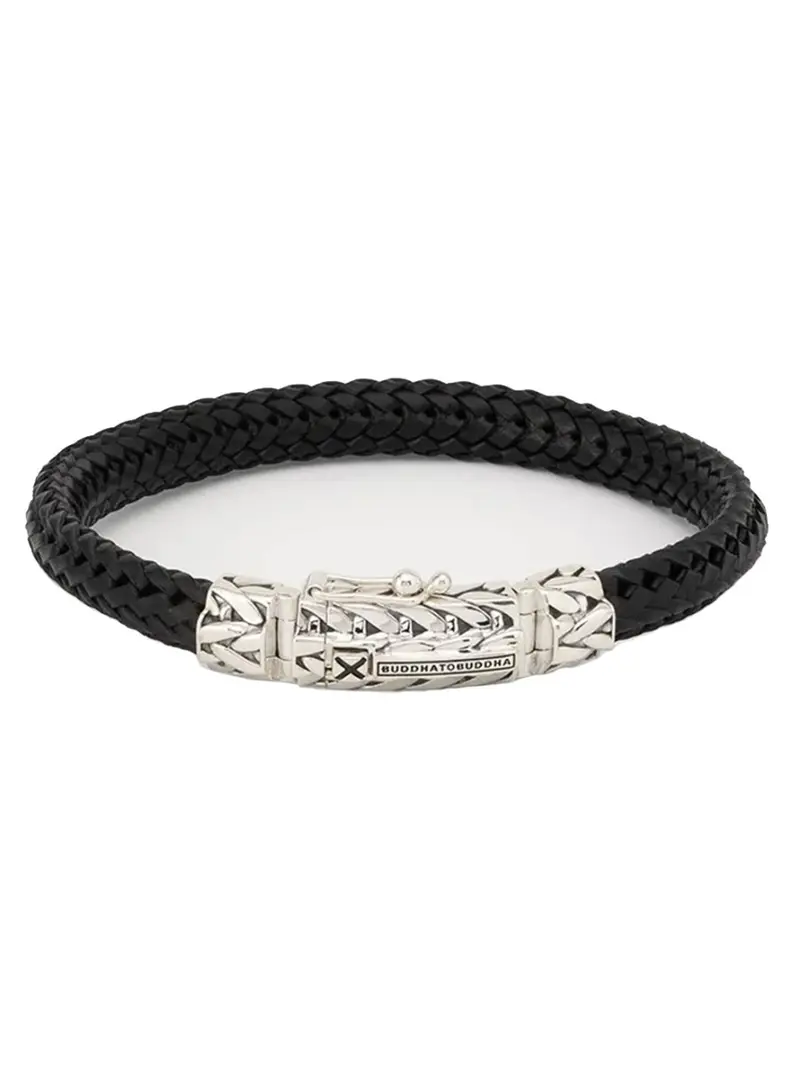 Buddha To Buddha Nurul/Ellen mix leather armband