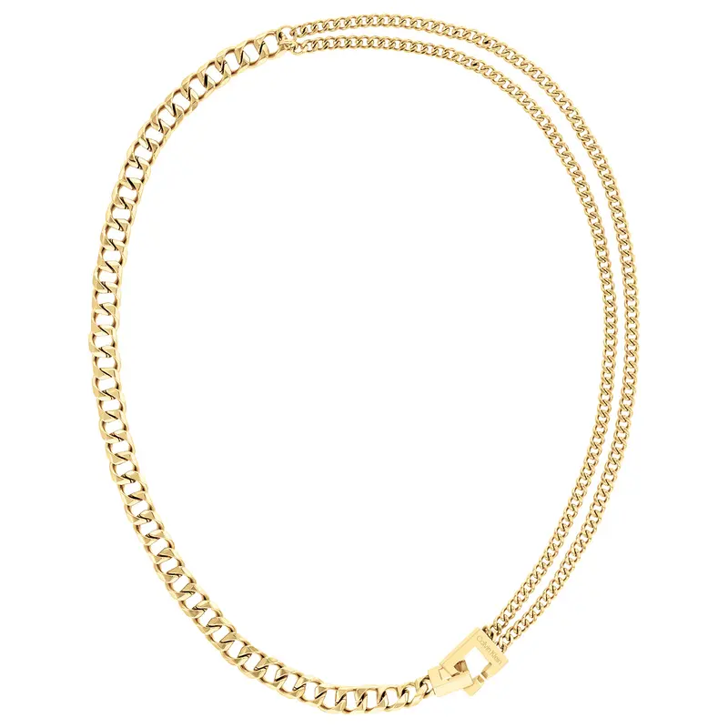 Calvin Klein Collier CJ35000466 Dames Goudkleurig 46 cm