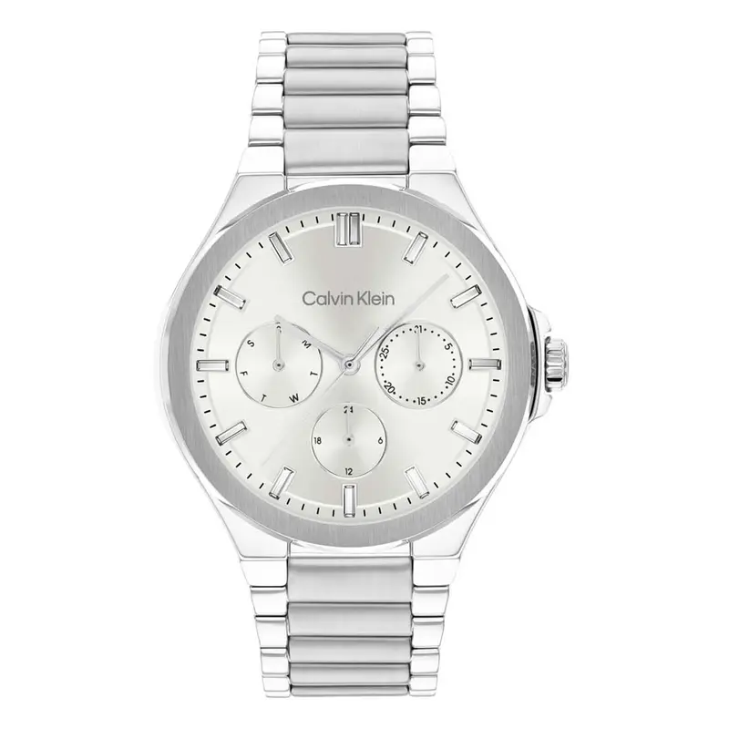 Calvin Klein Dames Horloge CK25100054 38 mm Zilverkleurig