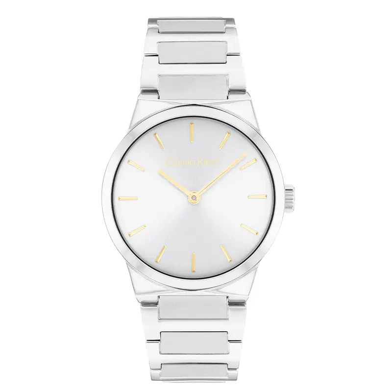 Calvin Klein Dames Horloge CK25100076 32 mm Zilverkleurig