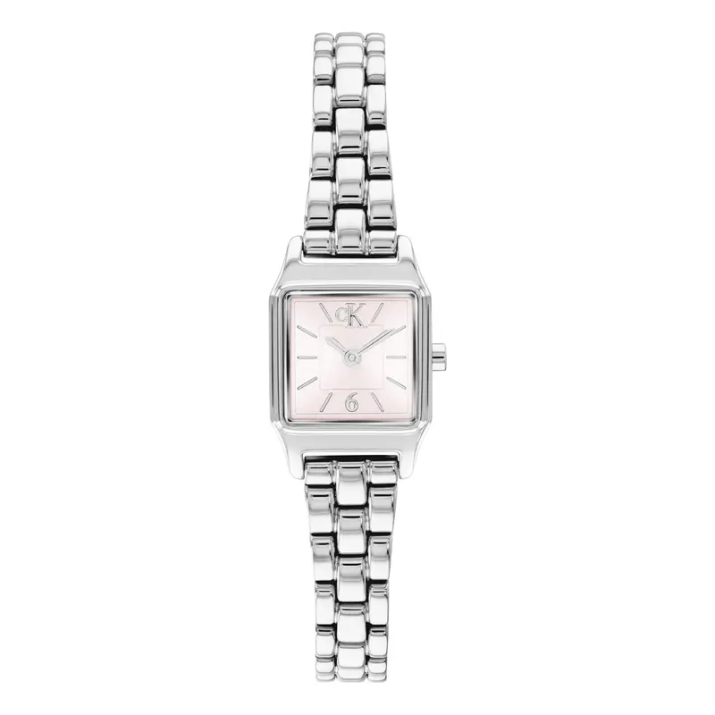 Calvin Klein Dames Horloge CK25100232 16 mm Zilverkleurig