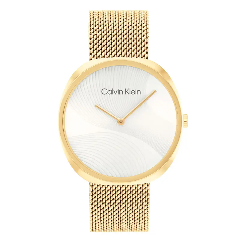 Calvin Klein Dames Horloge CK25200246 37 mm Goudkleurig