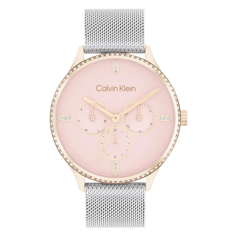Calvin Klein Dames Horloge CK25200374 38 mm Zilverkleurig