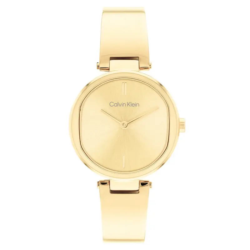 Calvin Klein Elevated Dameshorloge CK25200309 Goudkleurig 30 mm