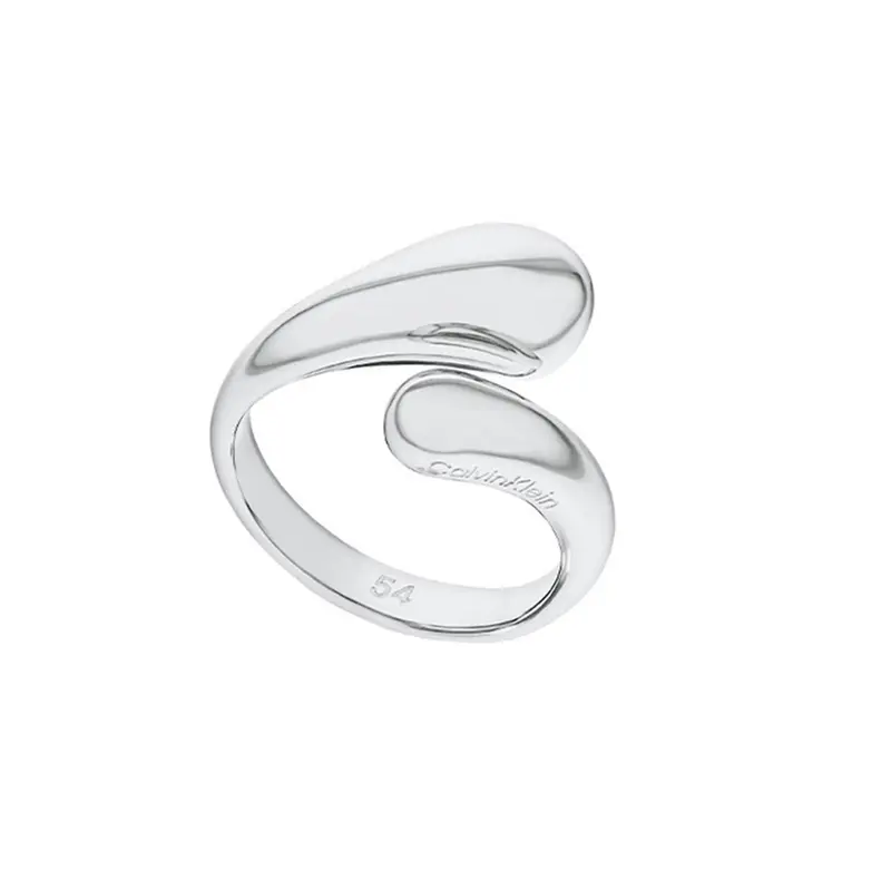 Calvin Klein Ring CJ35000192 Dames Zilverkleurig