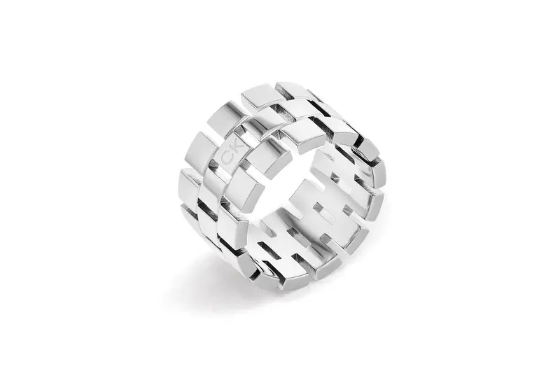 Calvin Klein Ring CJ35000324 Dames Zilverkleurig
