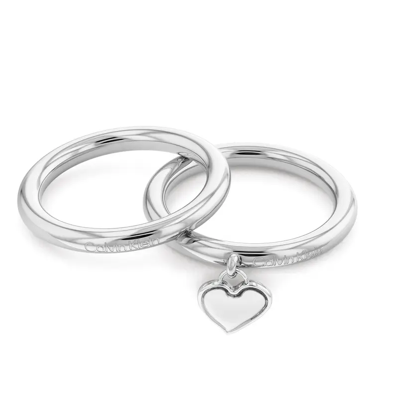 Calvin Klein Ring CJ35000328 Dames Zilverkleurig