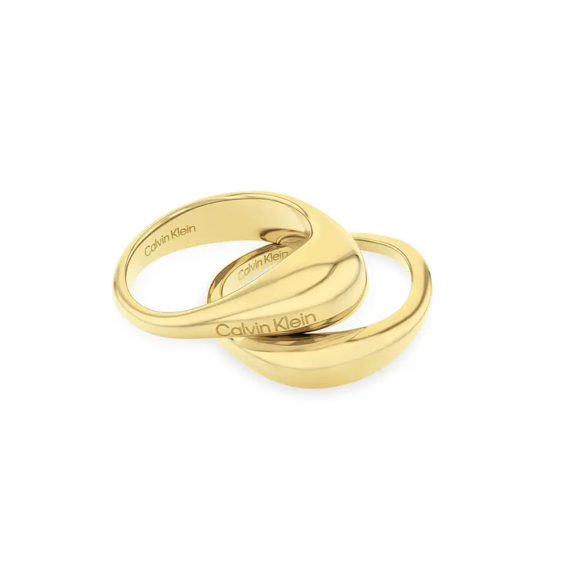 Calvin Klein Ring CJ35000448 Dames Goudkleurig