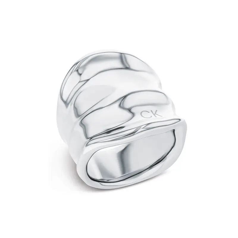 Calvin Klein Ring CJ35000645 Dames Zilverkleurig