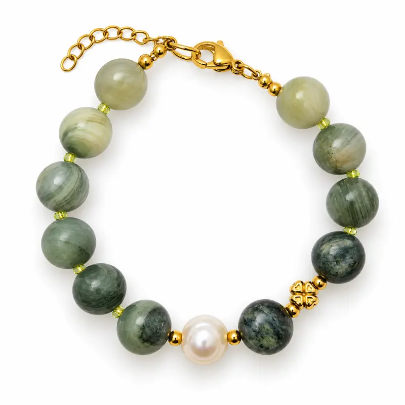 Classic gems - Green lace
