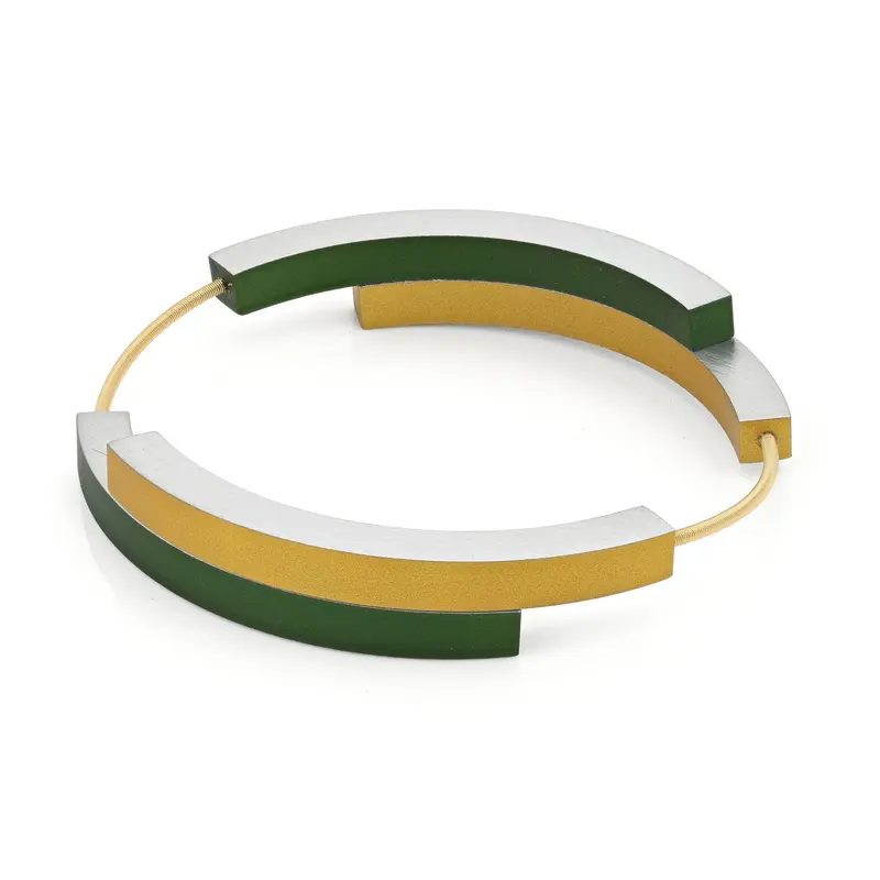 Clic Vier Bogen Groen Armband AG32GRG