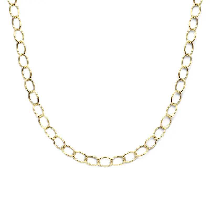Collier 10 mm 45 cm 14K geelgoud – 4034541