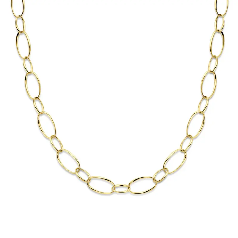 Collier 15 mm 50 cm 14K geelgoud