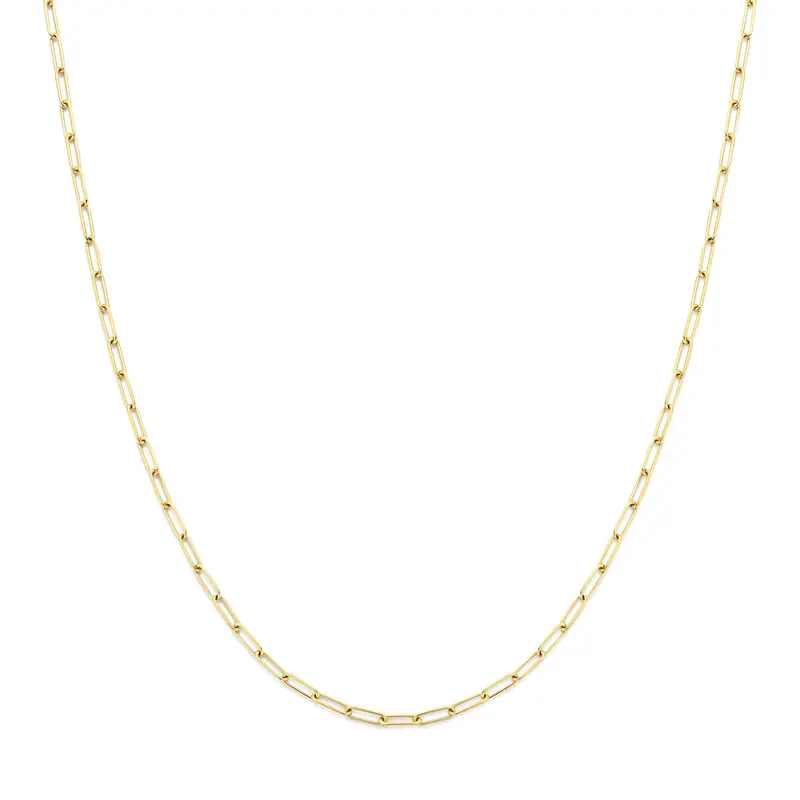 Collier 3 mm 45 cm 14K geelgoud