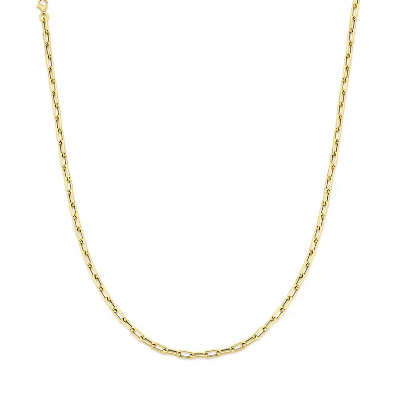 Collier 4 mm 42 cm 14K geelgoud