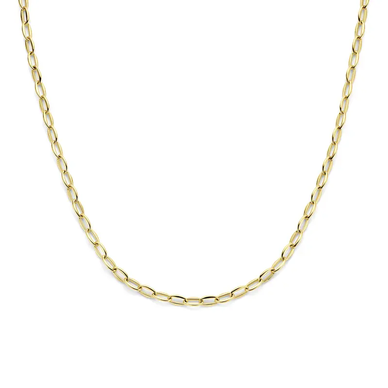 Collier 6 mm 43 cm 14K geelgoud