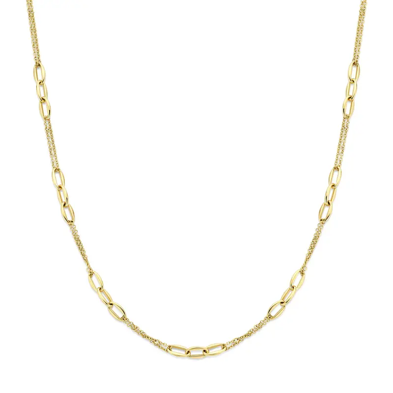 Collier 6 mm 45 cm 14K geelgoud – 4035675