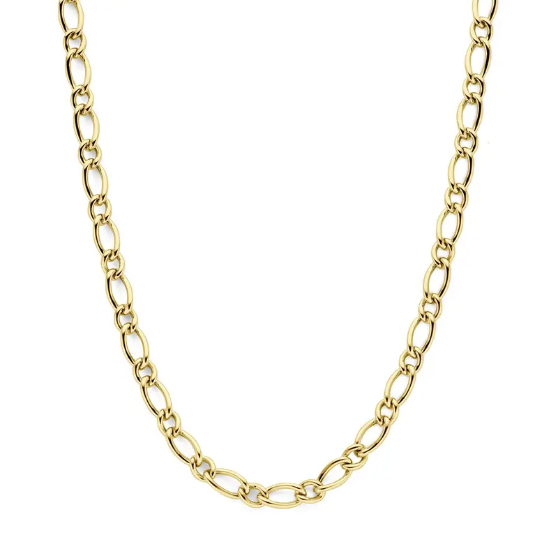 Collier 7,4 mm 14K geelgoud 45 cm