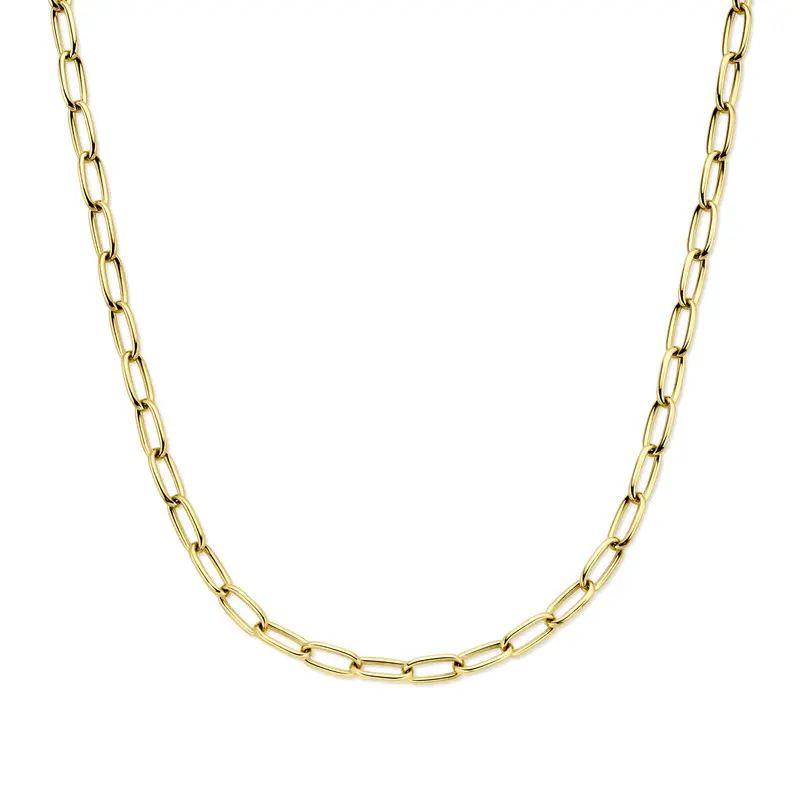 Collier 7 mm 45 cm 14K geelgoud