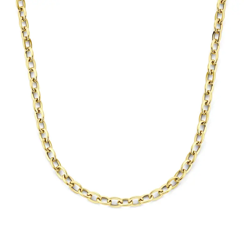 Collier 8,5 mm 45 cm 14K geelgoud