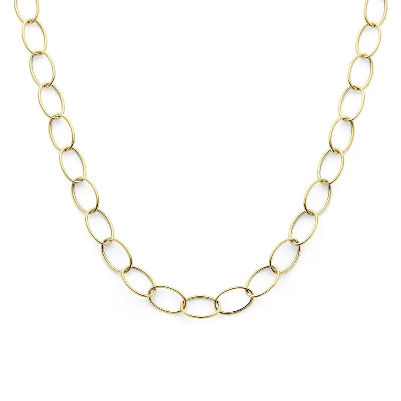 Collier 9,5 mm 42 + 3 cm 14K geelgoud