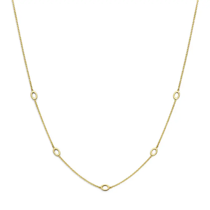Collier 9K geelgoud 41 - 43 - 45 cm 8001450