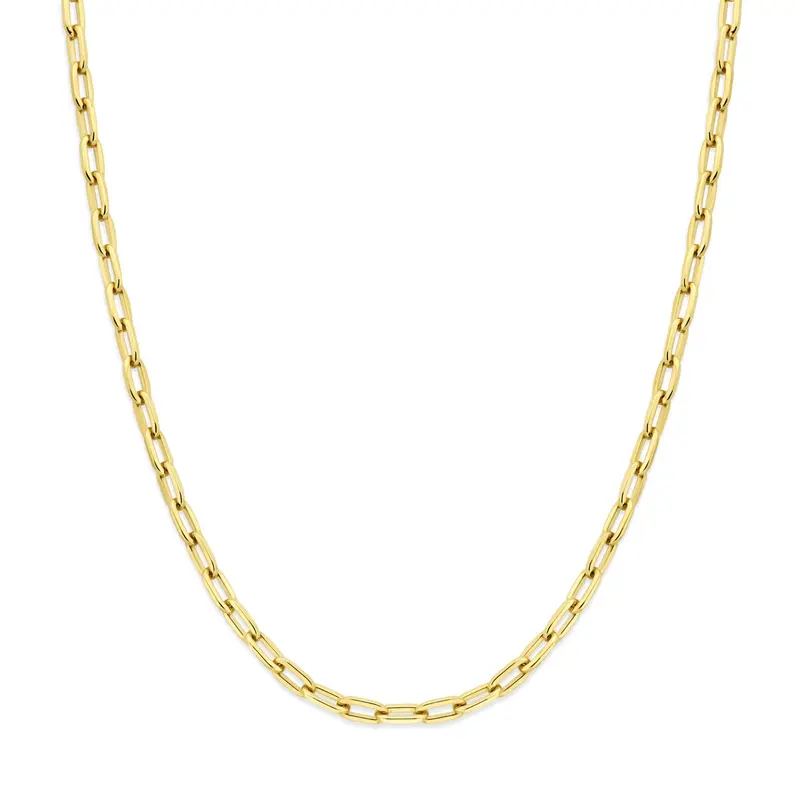 Collier anker 4,7 mm 14K geelgoud