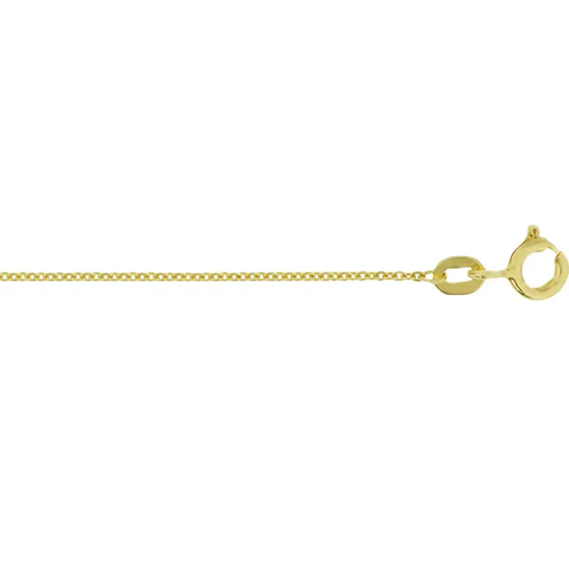 collier anker plat 0,8 mm 41 - 43 - 45 cm 14K geelgoud