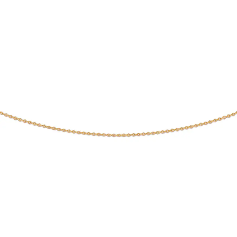 collier anker plat 0,8 mm 41 - 43 - 45 cm 14K roségoud