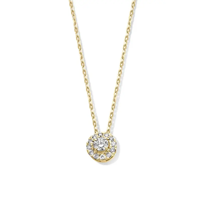 Collier Emma 0,20 crt. geelgoud