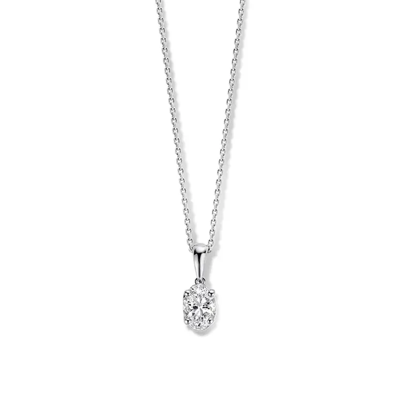 Collier Franky 0,50 crt. witgoud