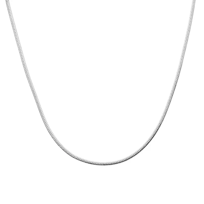 Collier gourmette 2,6 mm 40 + 4 cm zilver
